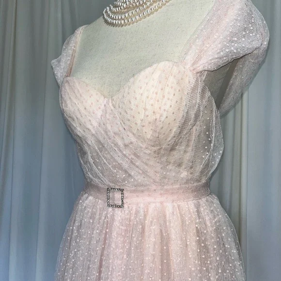 Vintage Pink Gown -Glinda from Wicked and The Wizard of Oz Halloween Costume - Picture 11 of 11